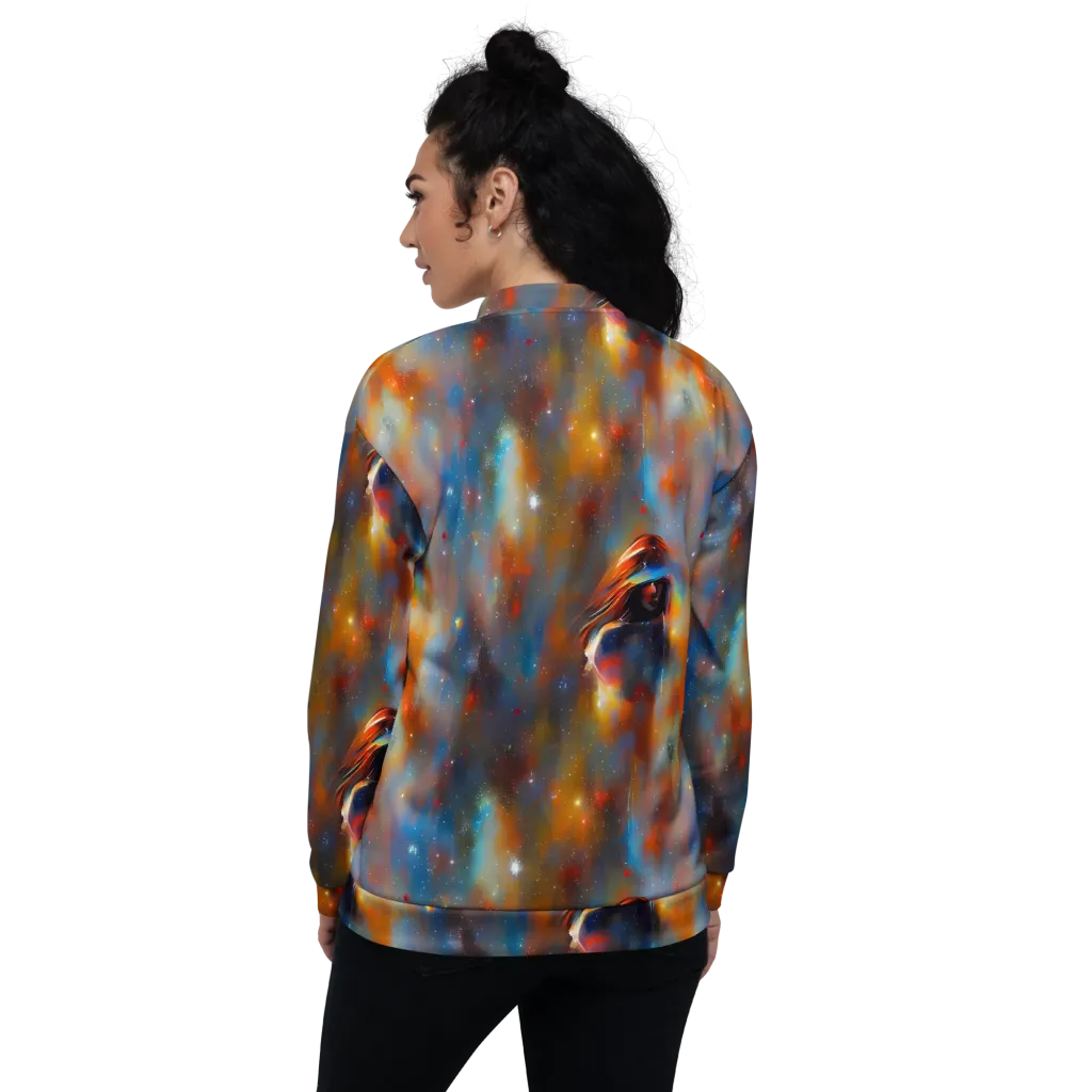 Asterglow Veil on Bomber Jacket — Back
