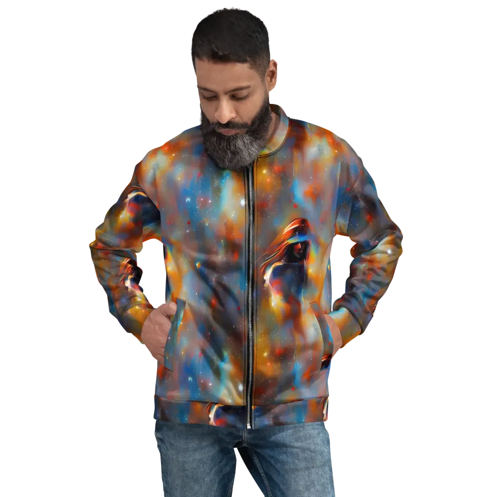 Asterglow Veil on Bomber Jacket — Front