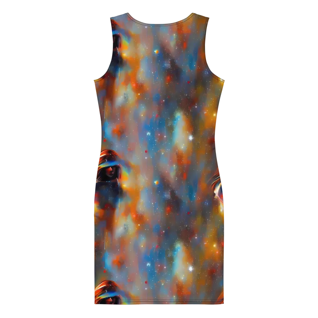 Asterglow Veil on Bodycon Dress — Back