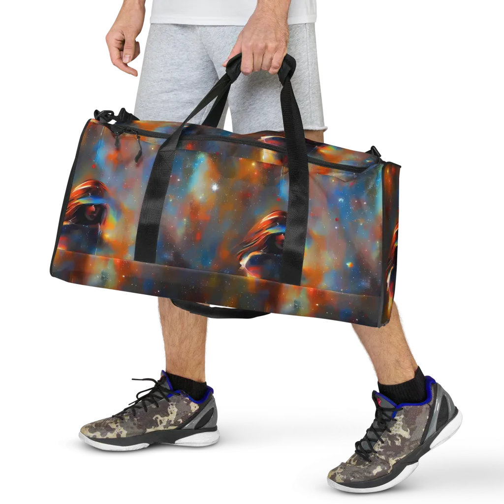 Asterglow Veil on Duffle Bag — Front
