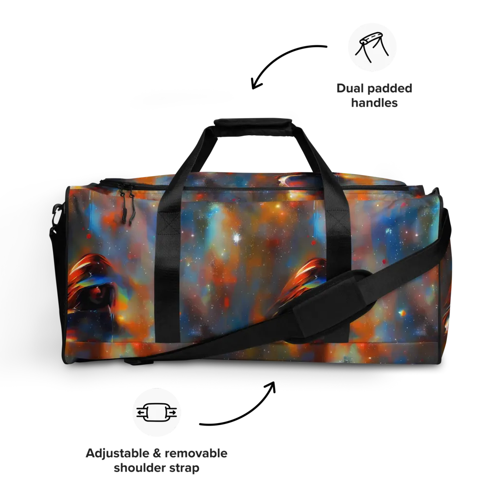 Asterglow Veil on Duffle Bag — Front