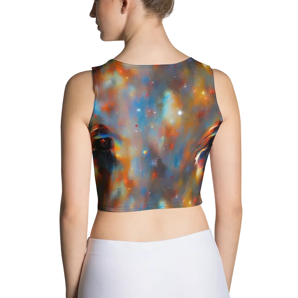 Asterglow Veil on Crop Top — Back