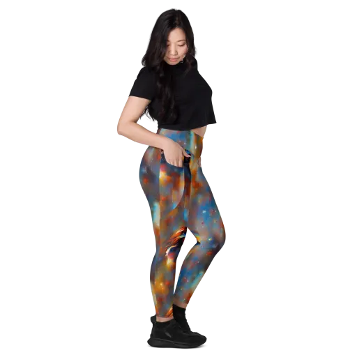 Asterglow Veil on a Leggings with Pockets