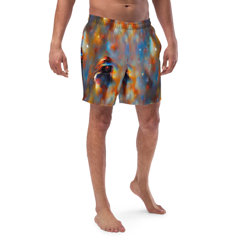 Asterglow Veil on Swim Trunks — Front