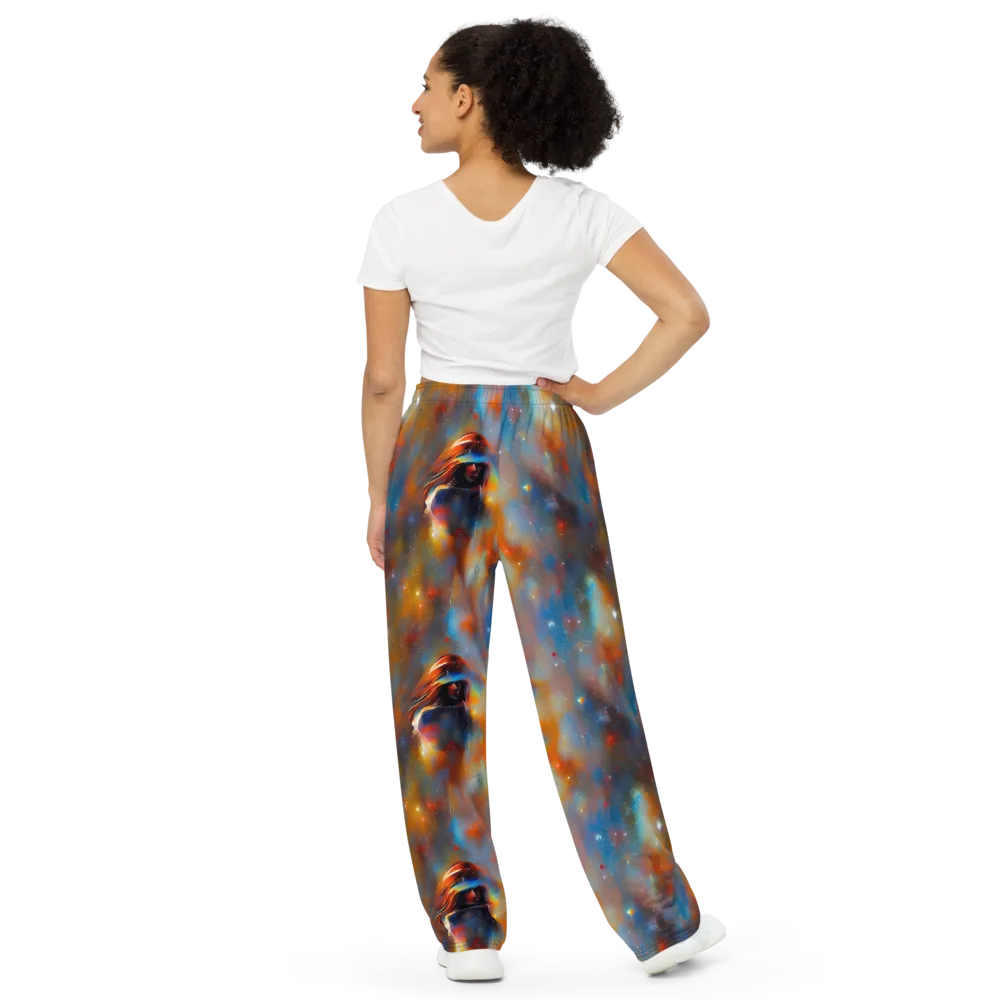 Asterglow Veil on Wide-Leg Pants — Back