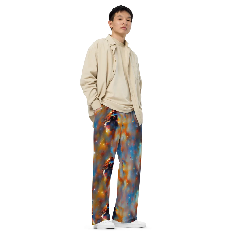 Asterglow Veil on Wide-Leg Pants — Right Front