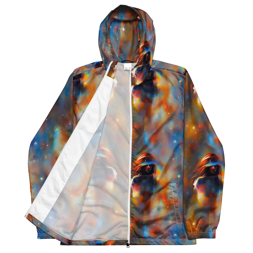 Asterglow Veil on Men's Windbreaker — Front