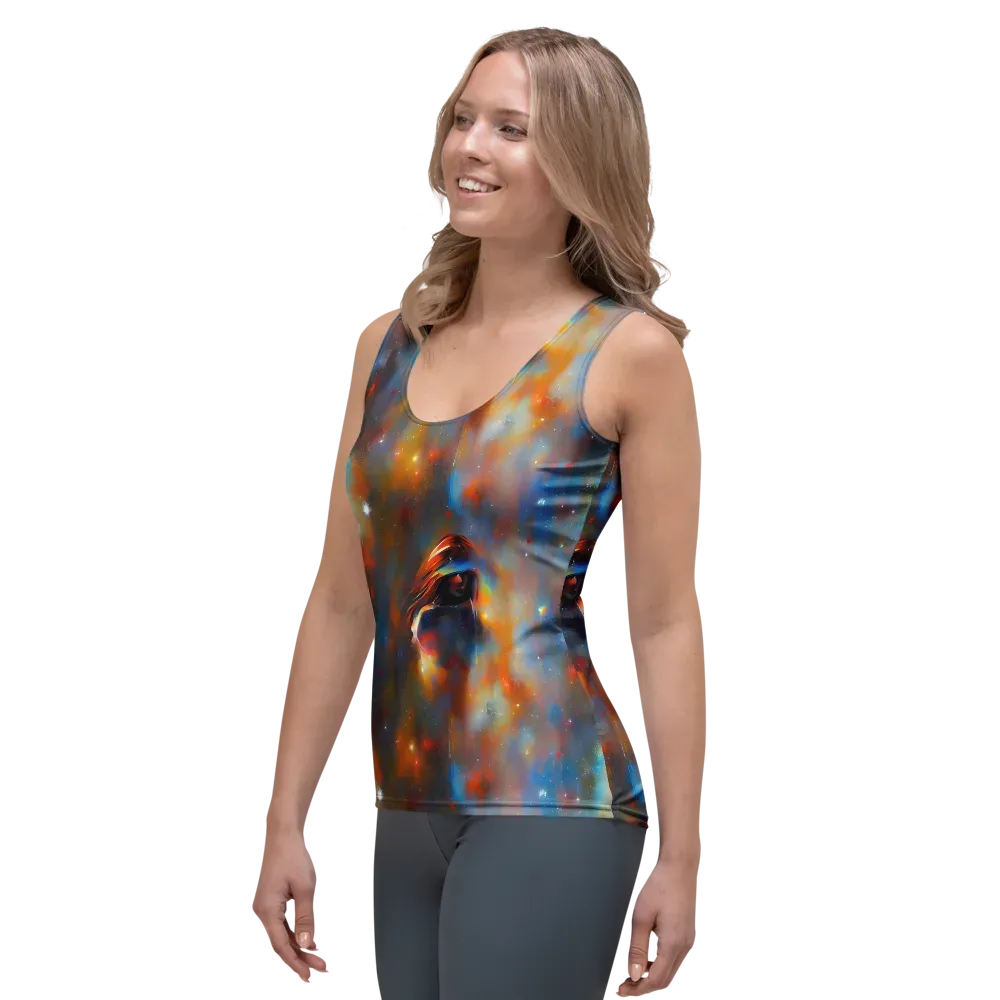 Asterglow Veil on Women's Tank Top — Left Front