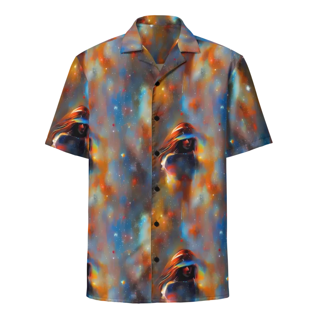 Asterglow Veil on Button Shirt — Front