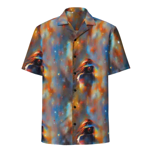 Asterglow Veil on a Button Shirt