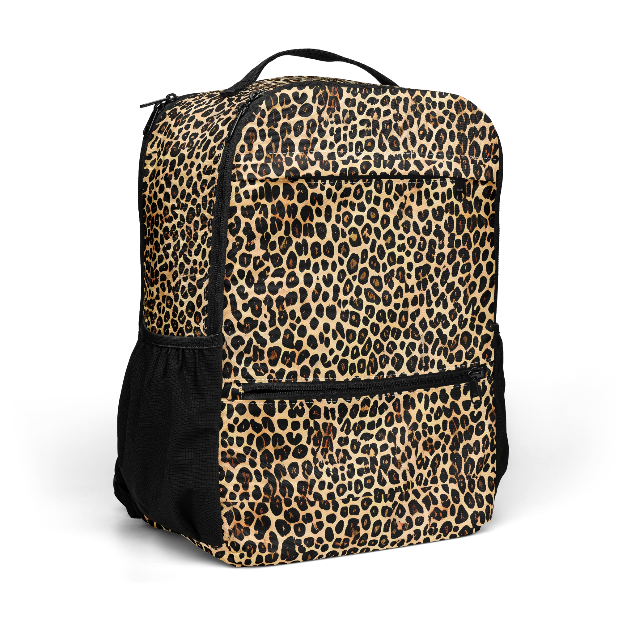 Cheetah Mosaic on Utility Backpack — Right Front