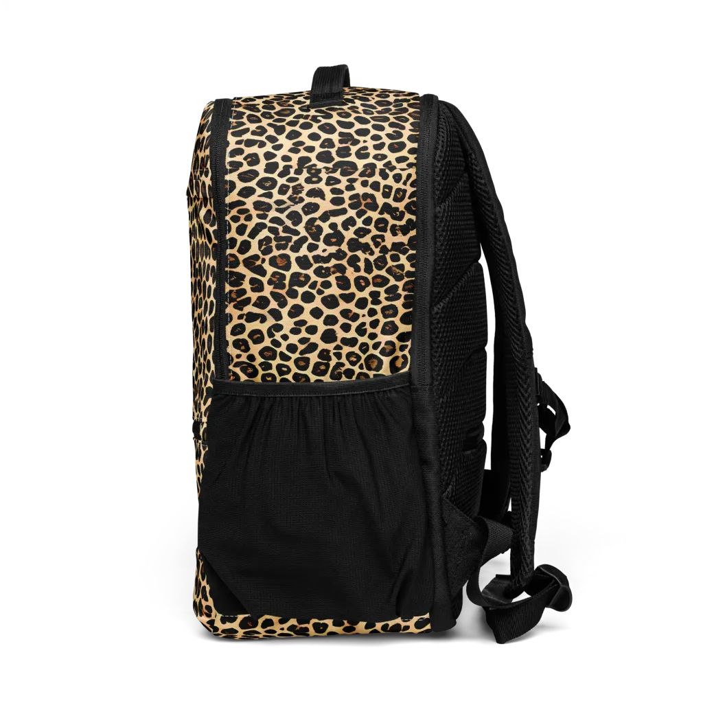 Cheetah Mosaic on Utility Backpack — Left