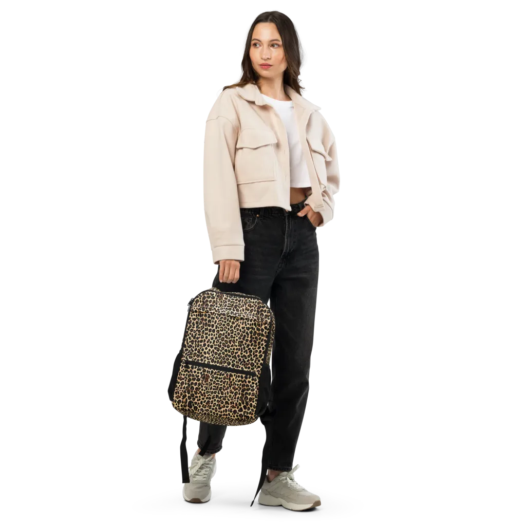 Cheetah Mosaic on Utility Backpack — Front