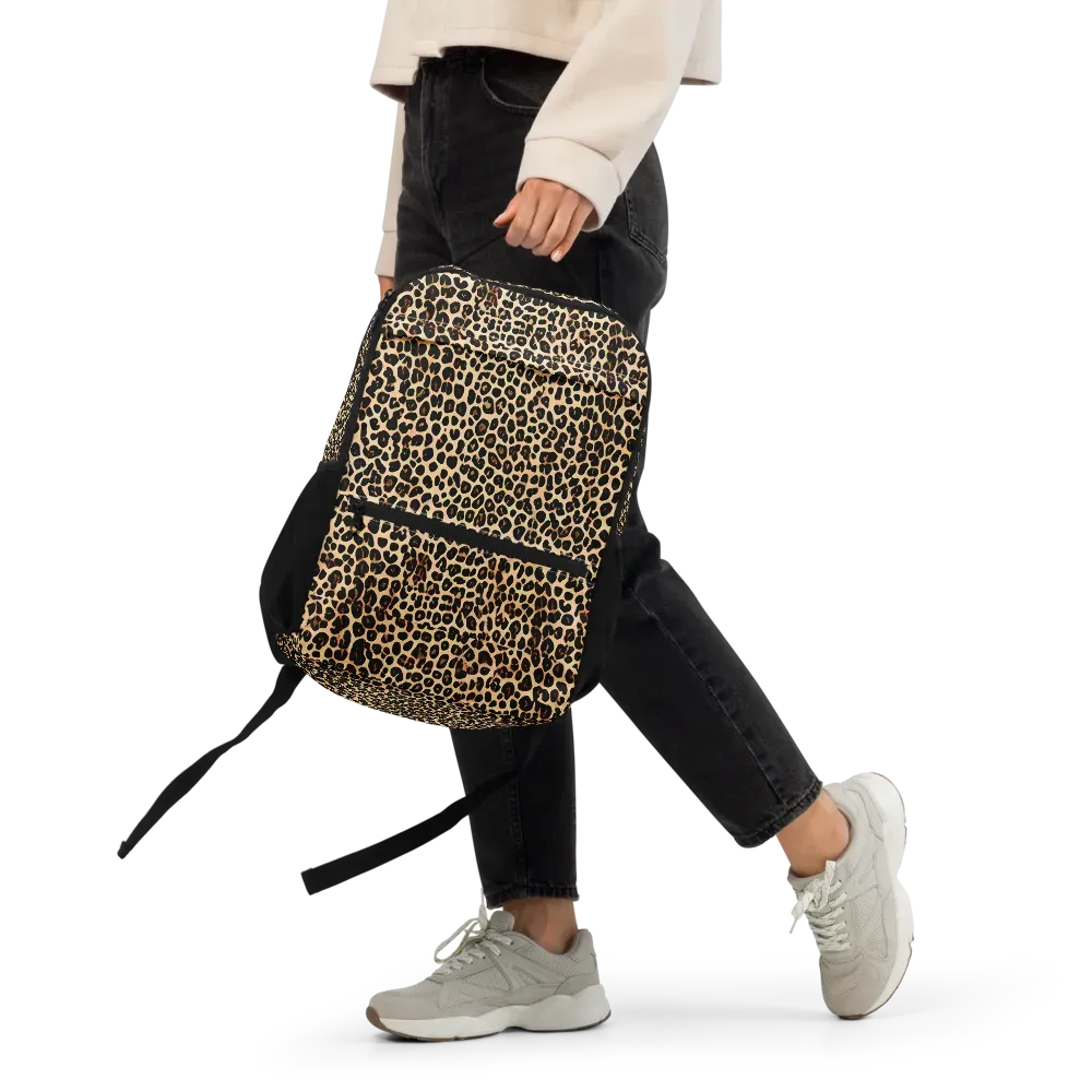Cheetah Mosaic on Utility Backpack — Front