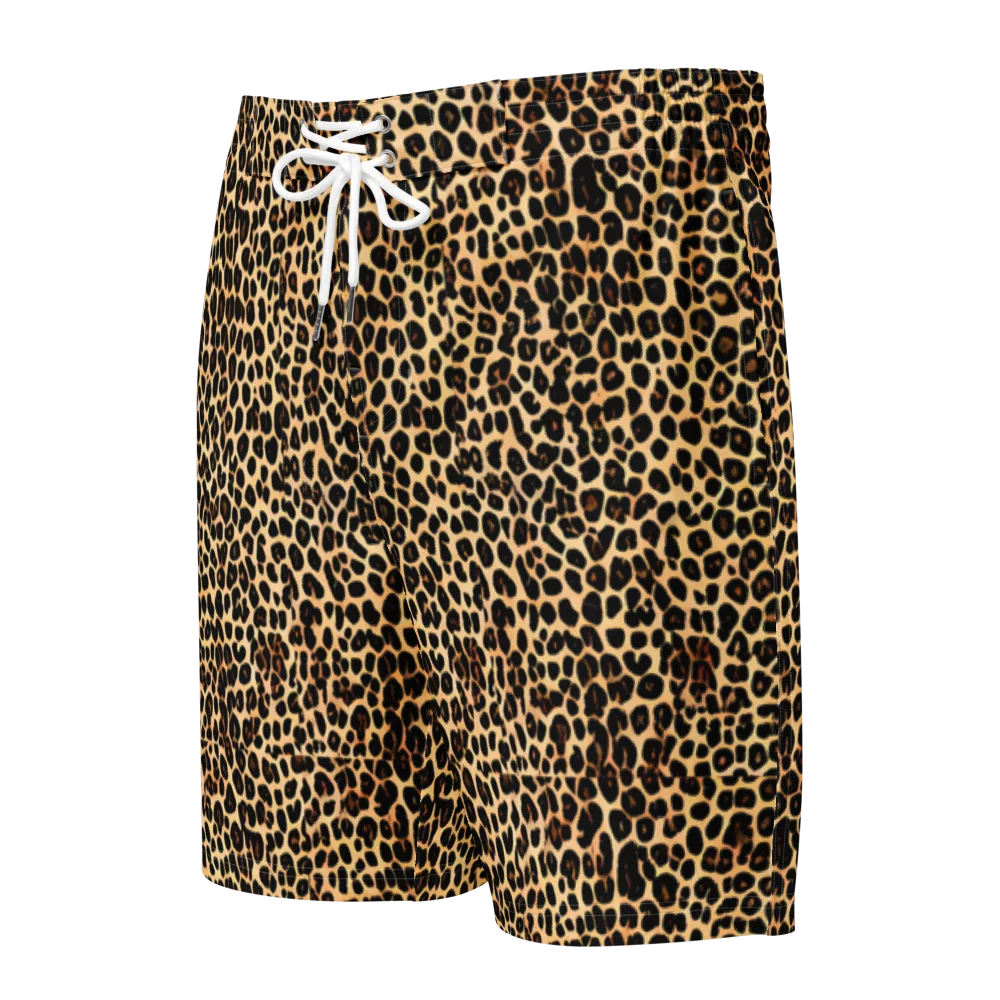 Cheetah Mosaic on Men's Board Shorts — Front
