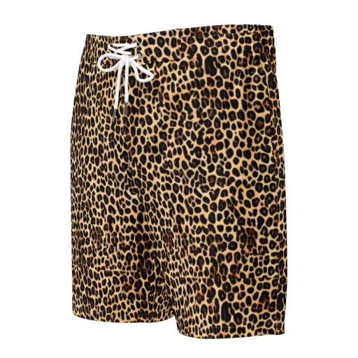 Cheetah Mosaic on a Men's Board Shorts