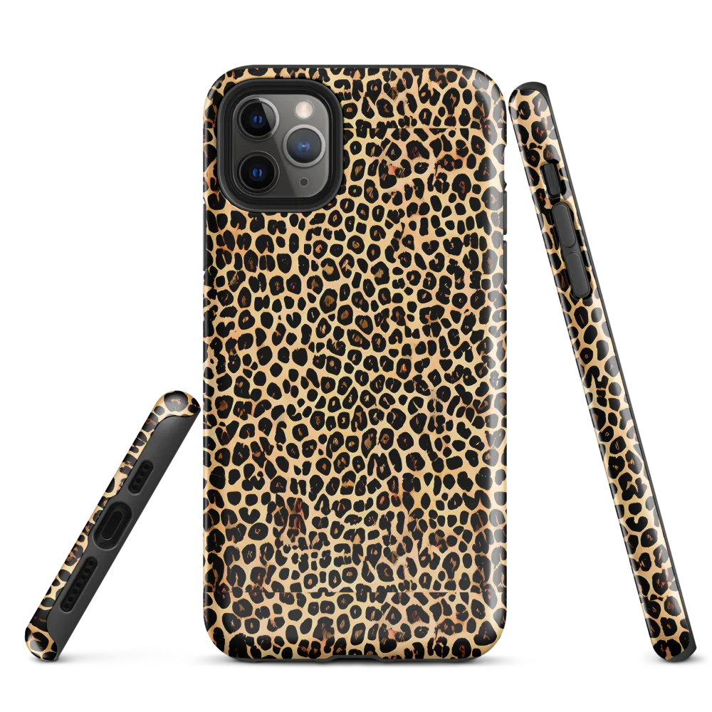 Cheetah Mosaic on Tough Case for iPhone® — Front