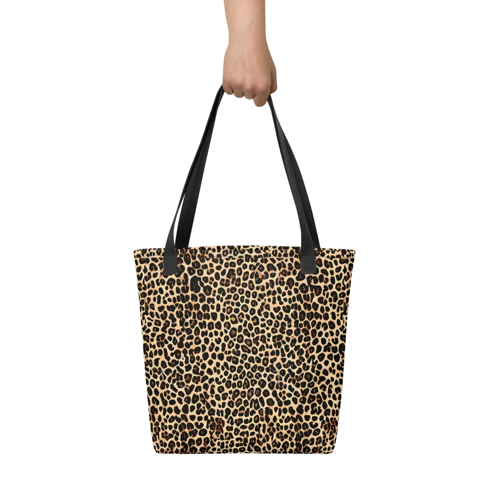 Cheetah Mosaic on Tote Bag — Front