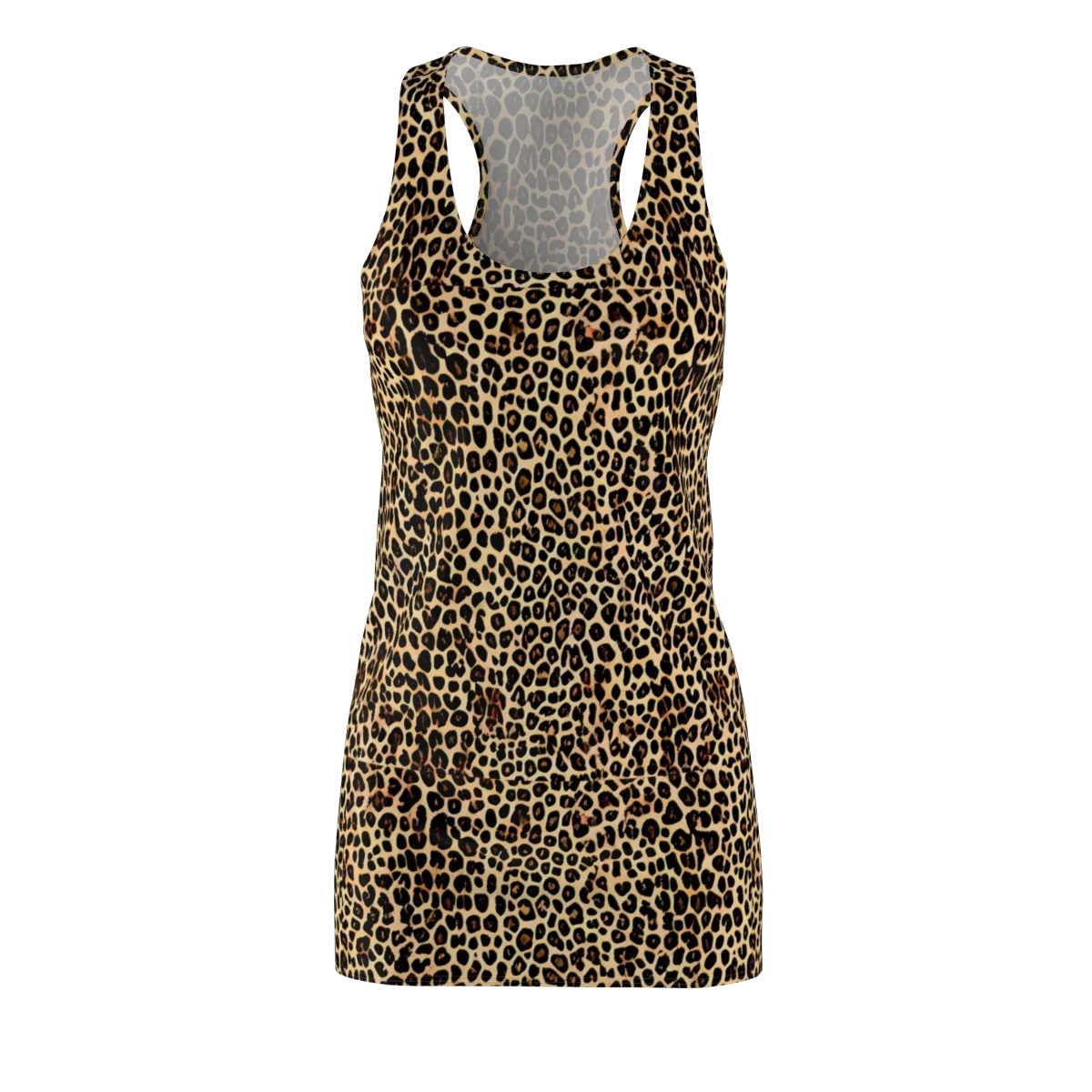 Cheetah Mosaic on Racerback Dress — Front
