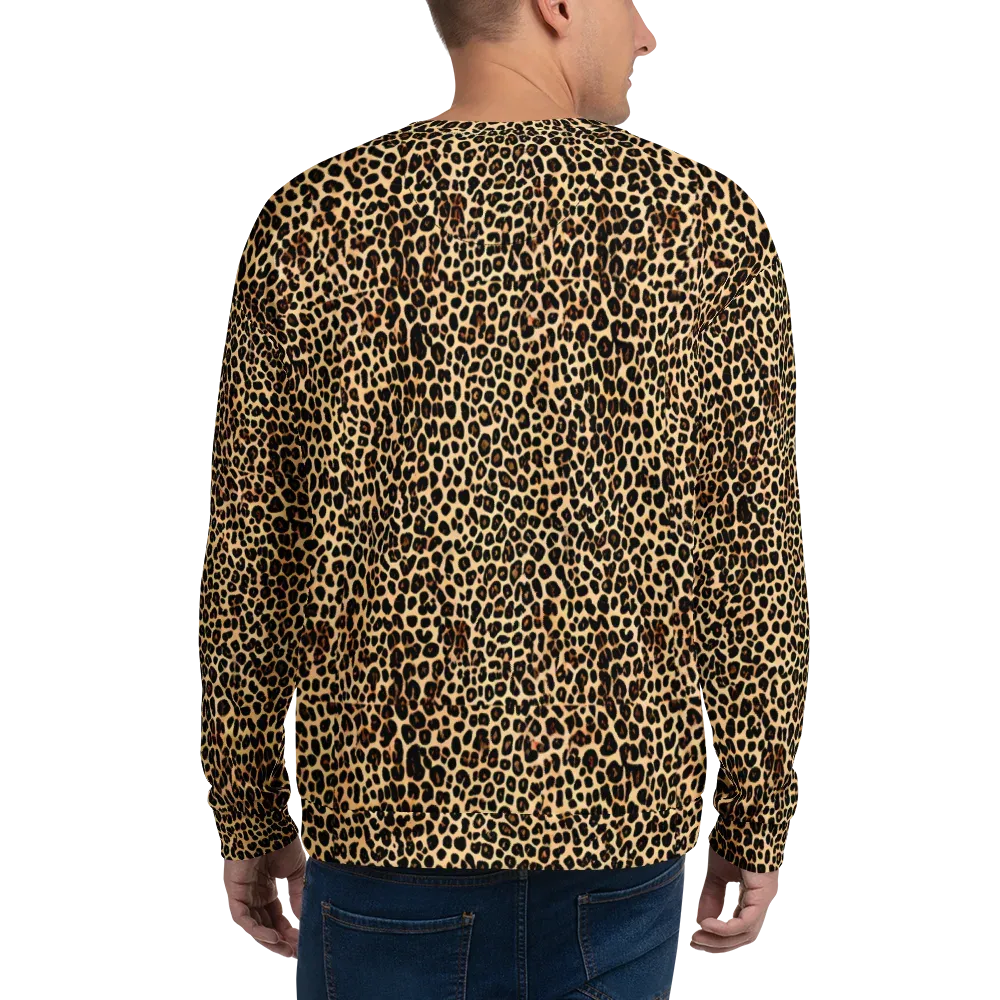 Cheetah Mosaic on Sweatshirt — Back