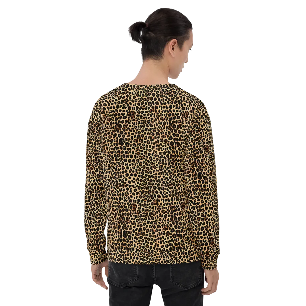 Cheetah Mosaic on Sweatshirt — Back