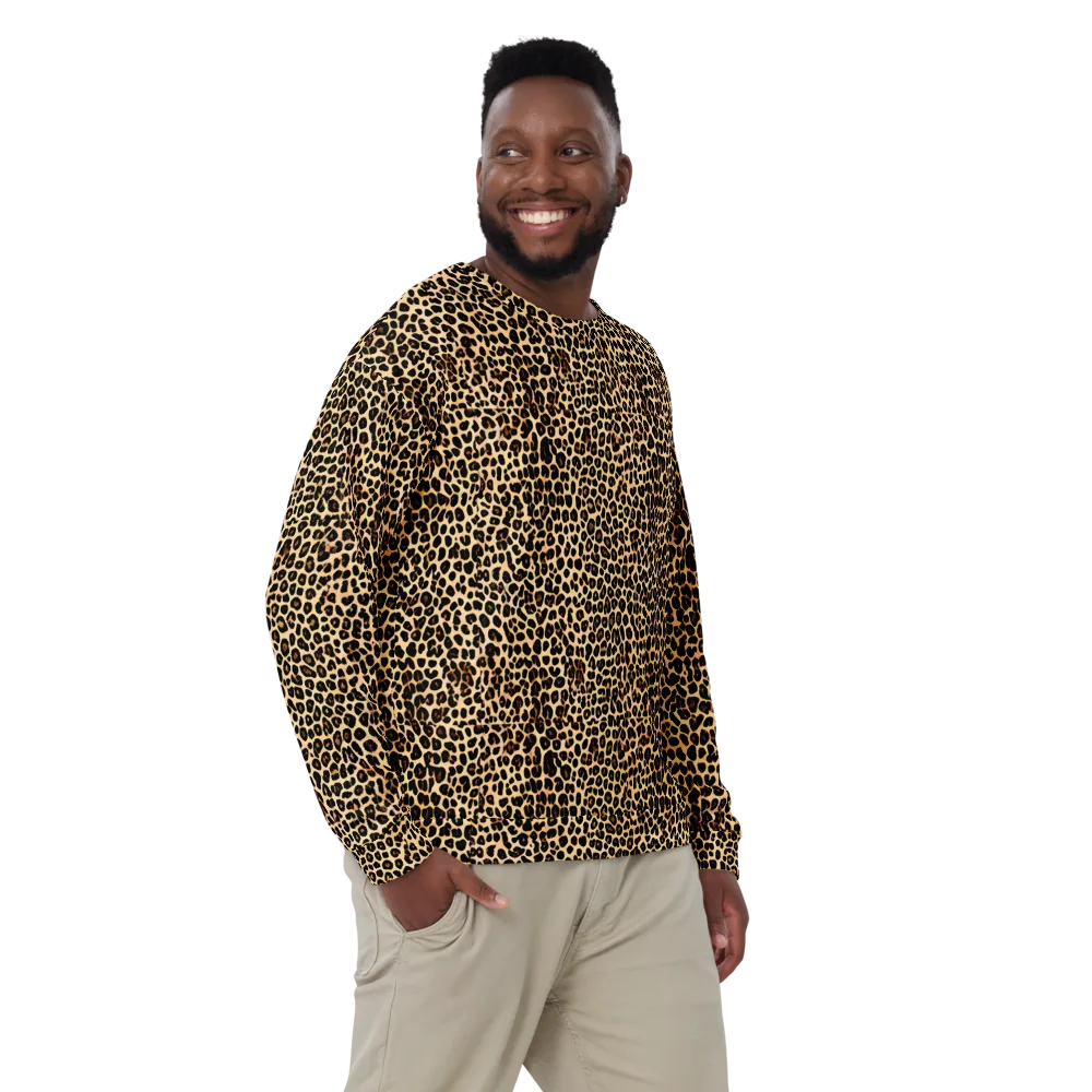 Cheetah Mosaic on Sweatshirt — Front