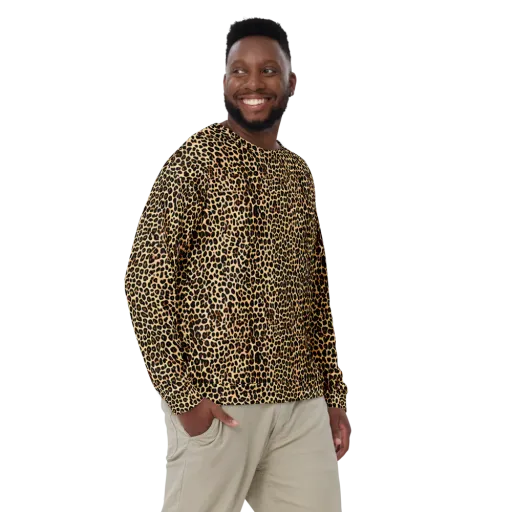 Cheetah Mosaic on a Sweatshirt