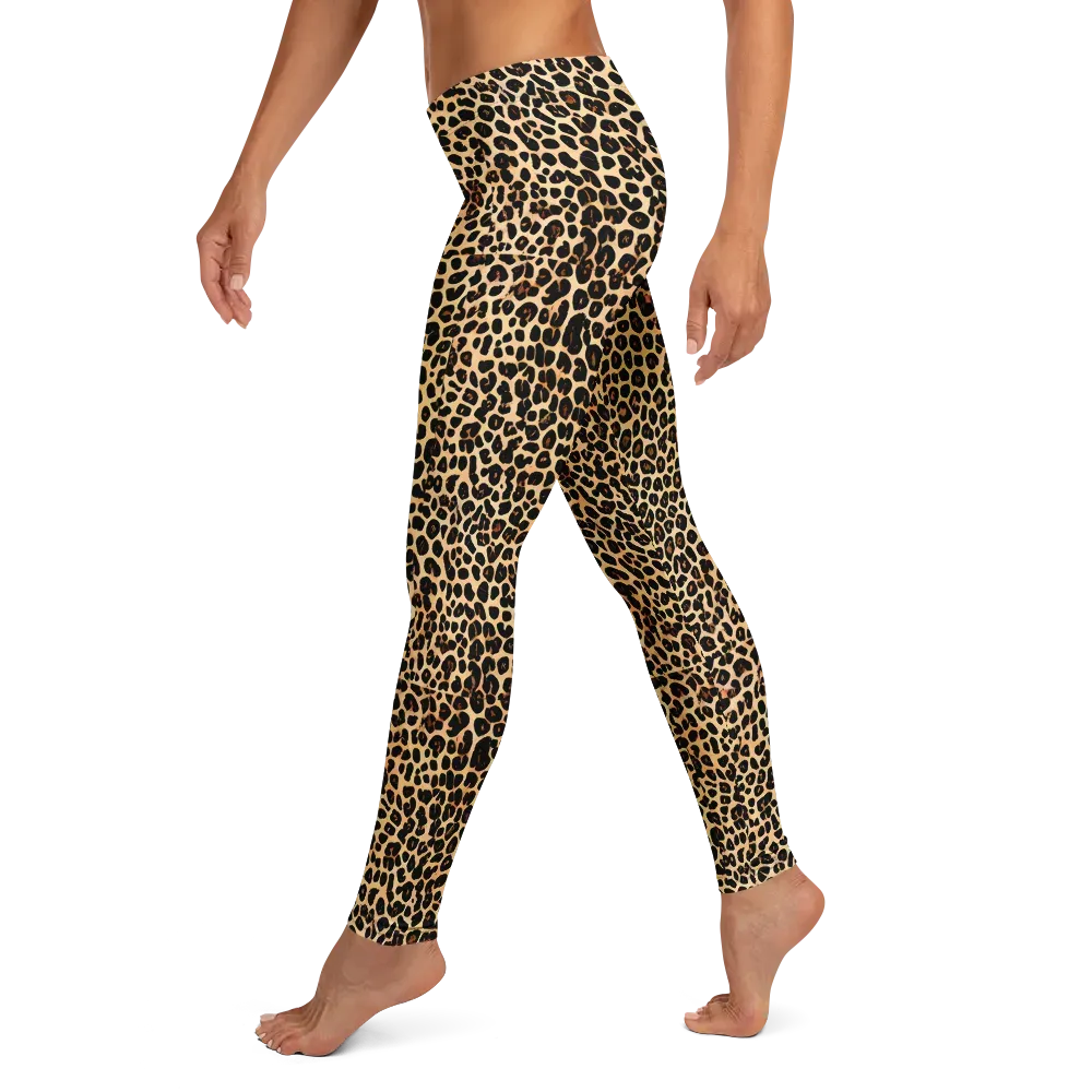 Cheetah Mosaic on Leggings — Left