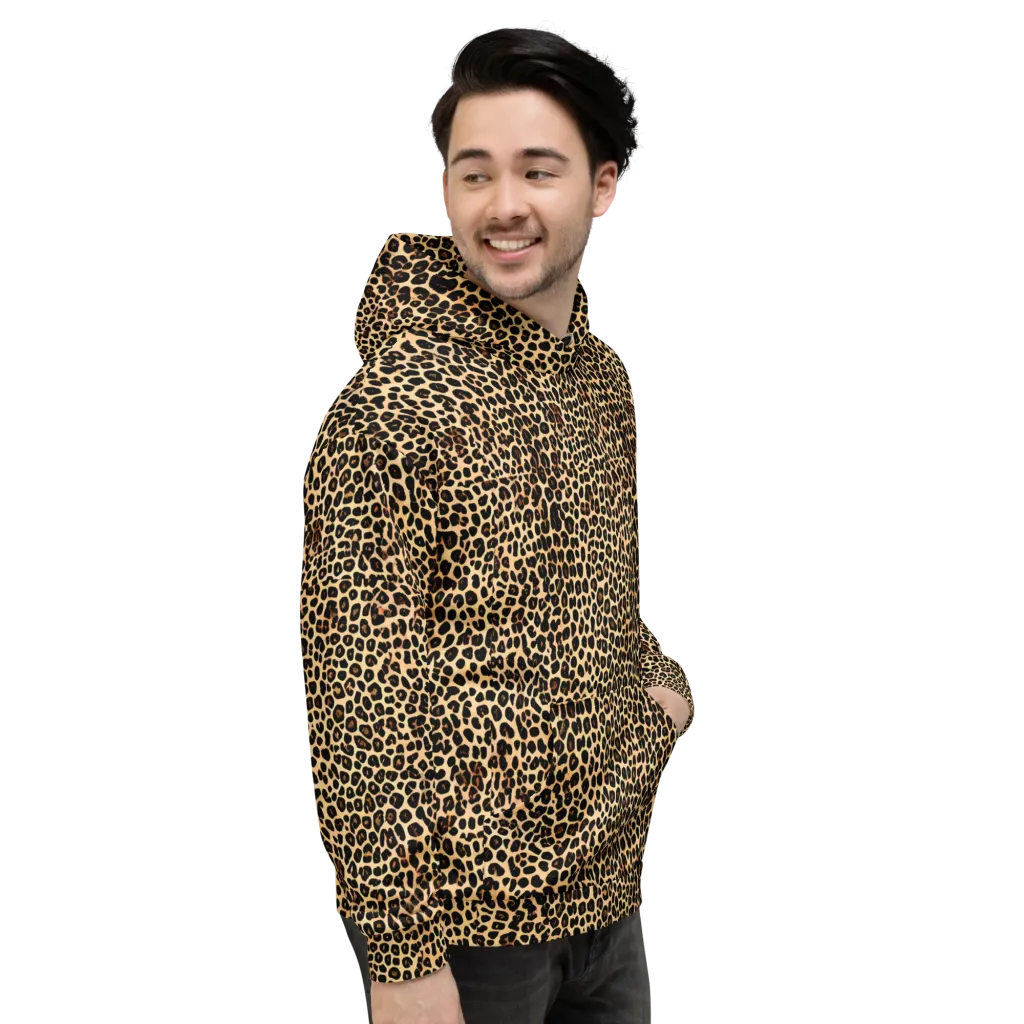 Cheetah Mosaic on Hoodie — Right