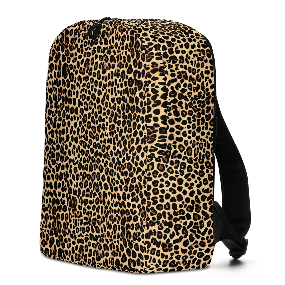 Cheetah Mosaic on Minimalist Backpack — Left