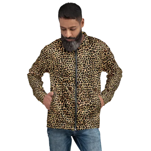 Cheetah Mosaic on a Bomber Jacket