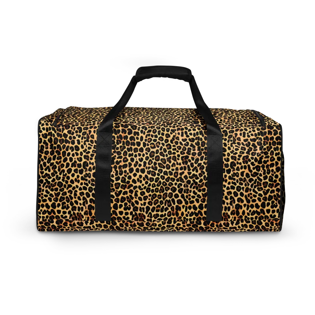 Cheetah Mosaic on Duffle Bag — Back