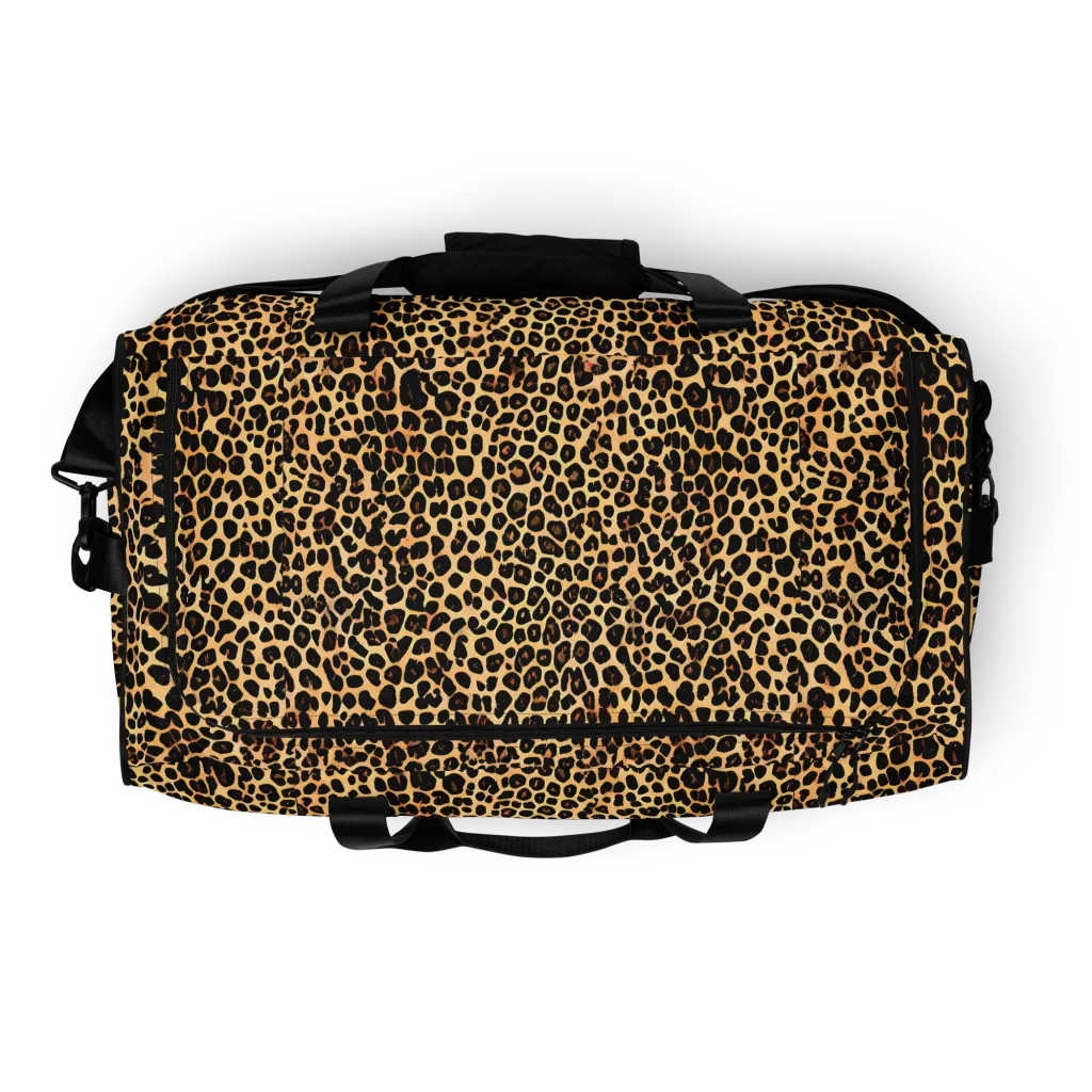 Cheetah Mosaic on Duffle Bag — Top