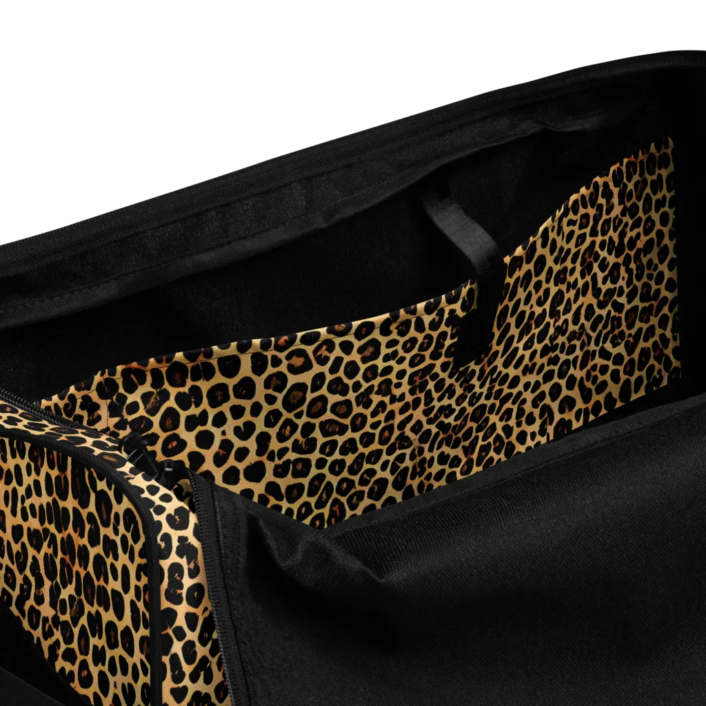 Cheetah Mosaic on Duffle Bag — Product details