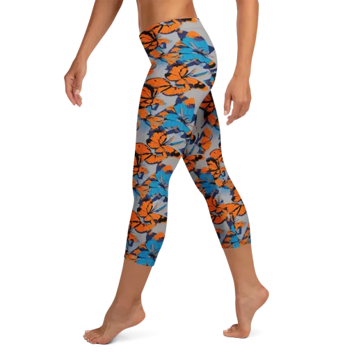 Flutter Wave on a Capri Leggings