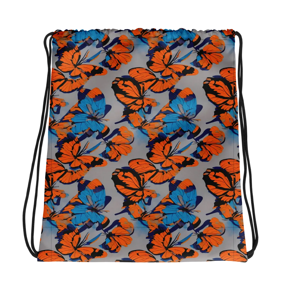Flutter Wave on Drawstring Bag — Photo