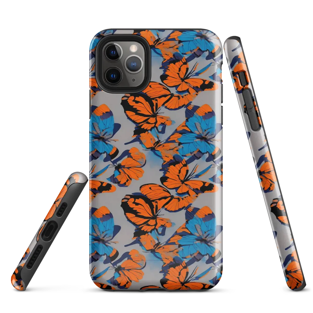 Flutter Wave on Tough Case for iPhone® — Front