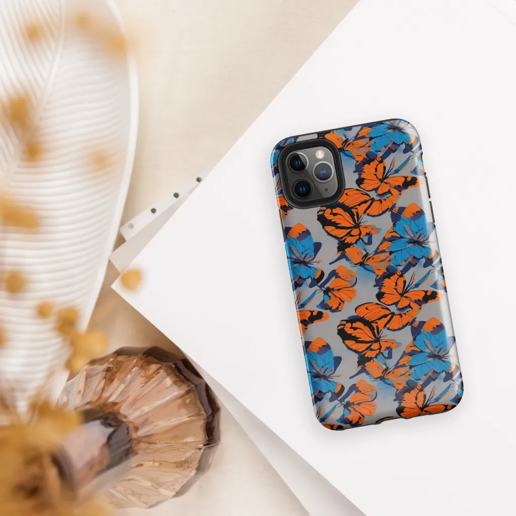 Flutter Wave on Tough Case for iPhone® — Front