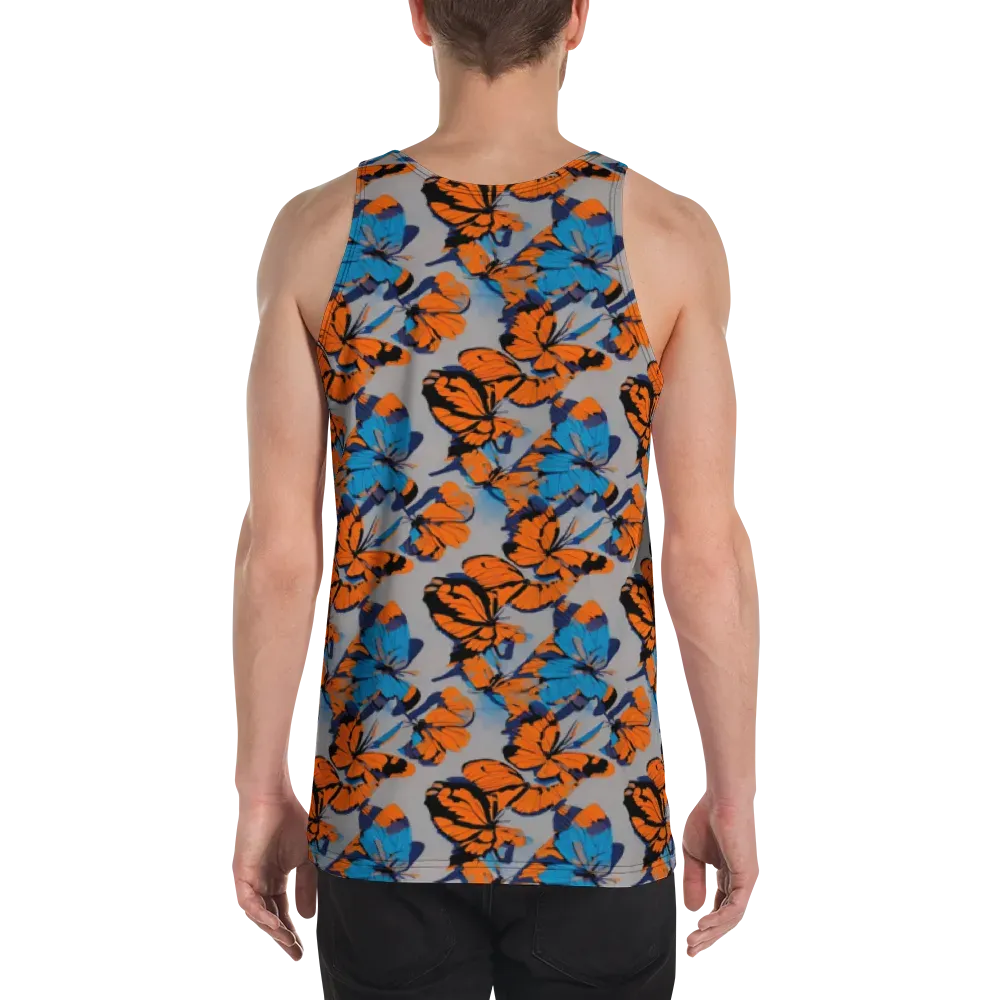 Flutter Wave on Men's Tank Top — Back