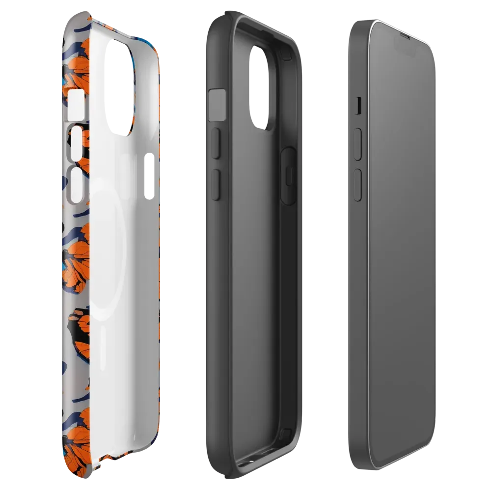 Flutter Wave on MagSafe Tough Case for iPhone® — Front