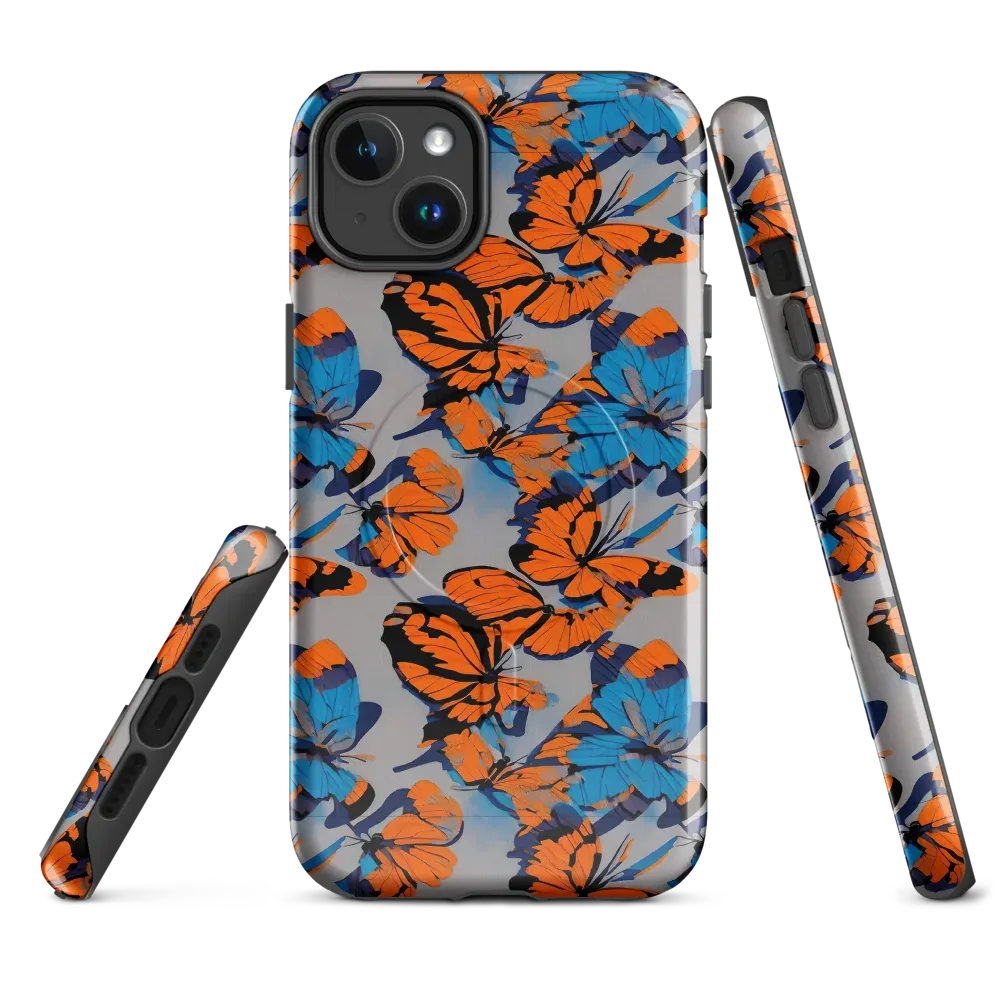 Flutter Wave on MagSafe Tough Case for iPhone® — Front