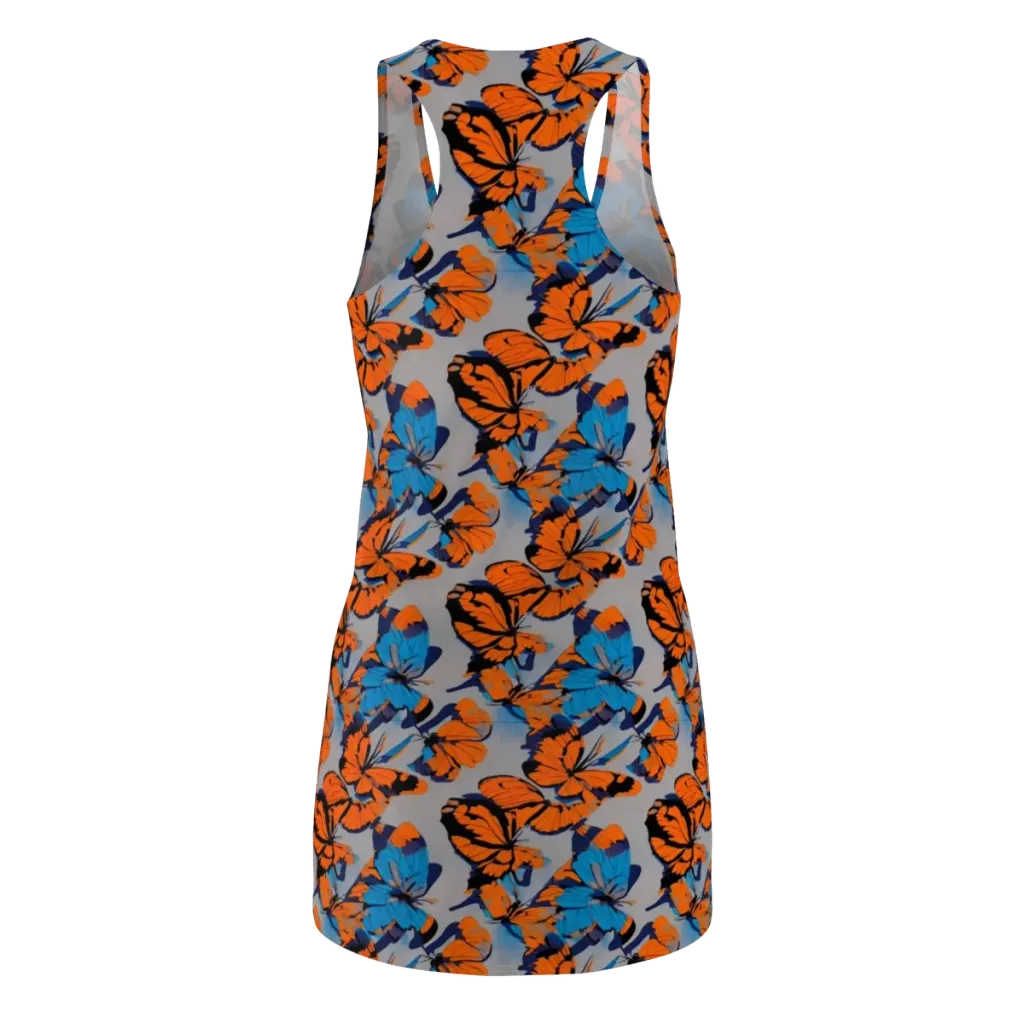 Flutter Wave on Racerback Dress — Back