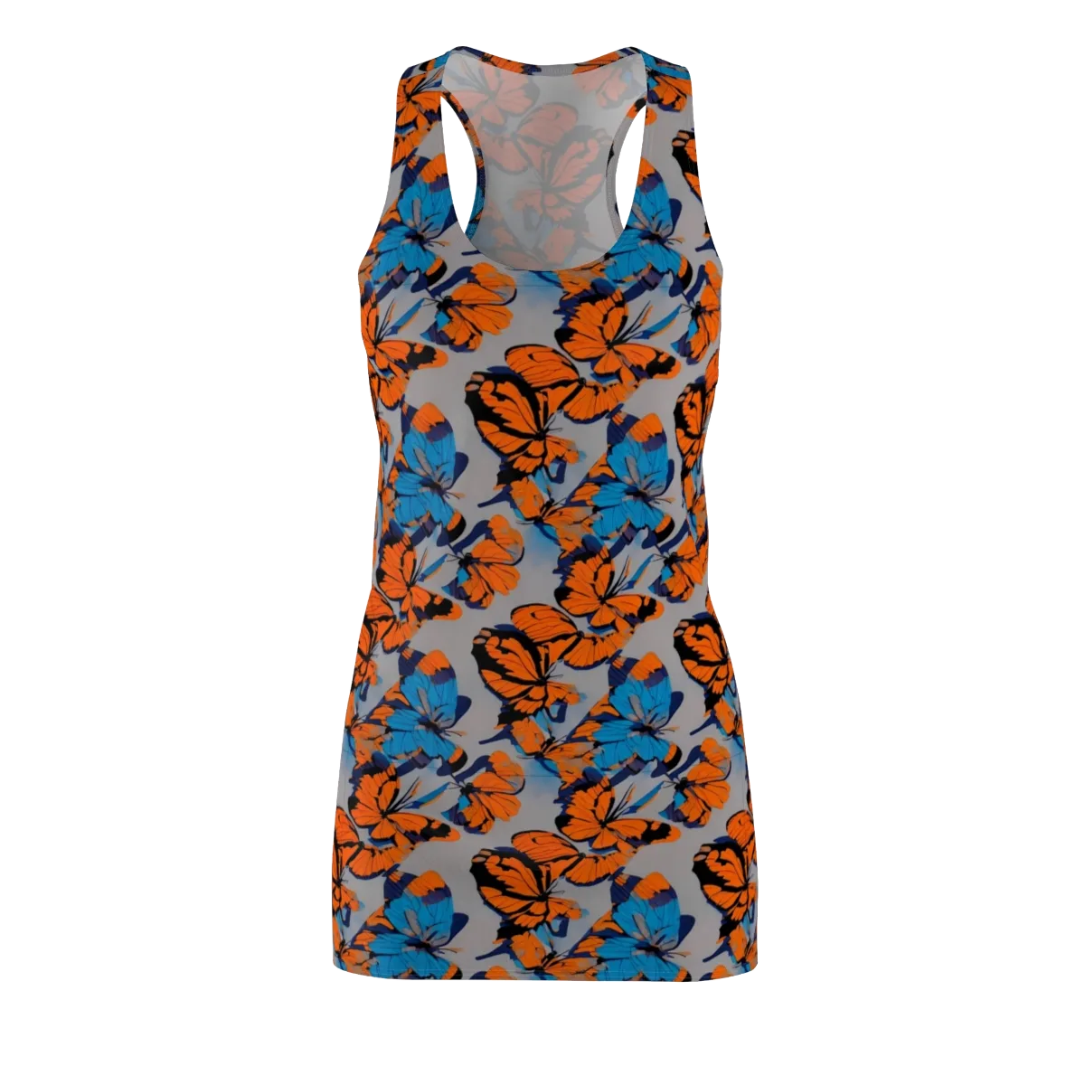 Flutter Wave on Racerback Dress — Front