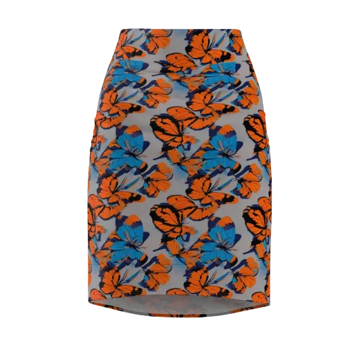 Flutter Wave on a Pencil Skirt