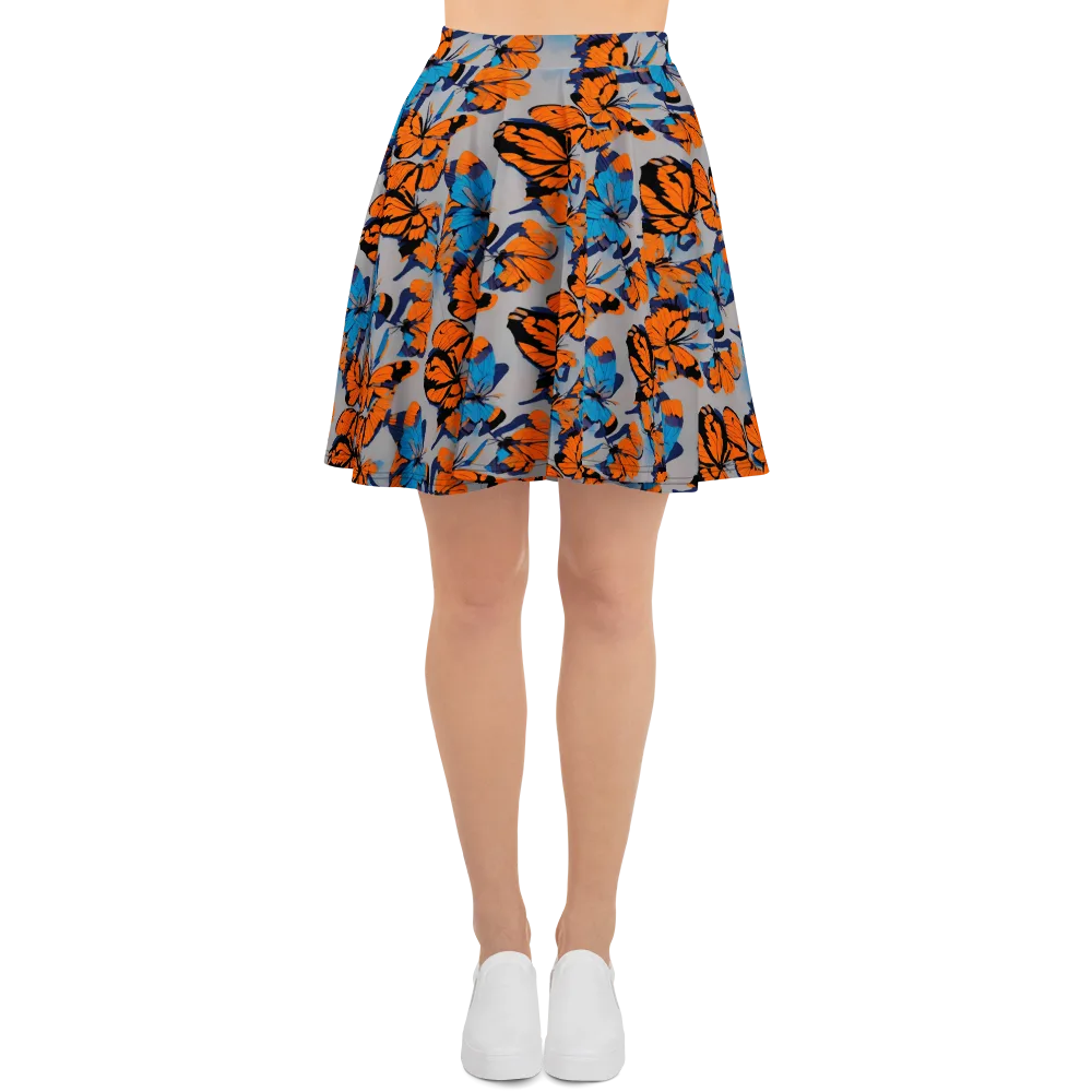 Flutter Wave on Skater Skirt — Front