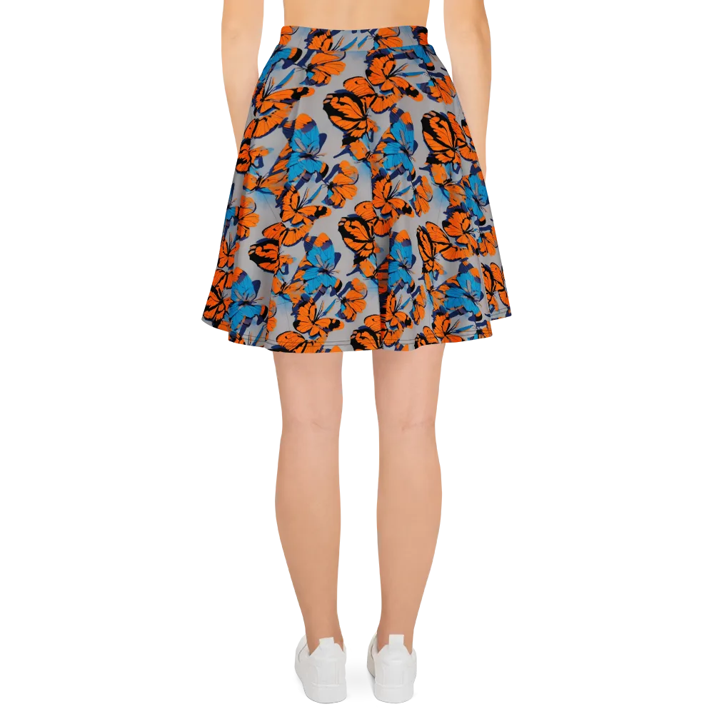 Flutter Wave on Skater Skirt — Back