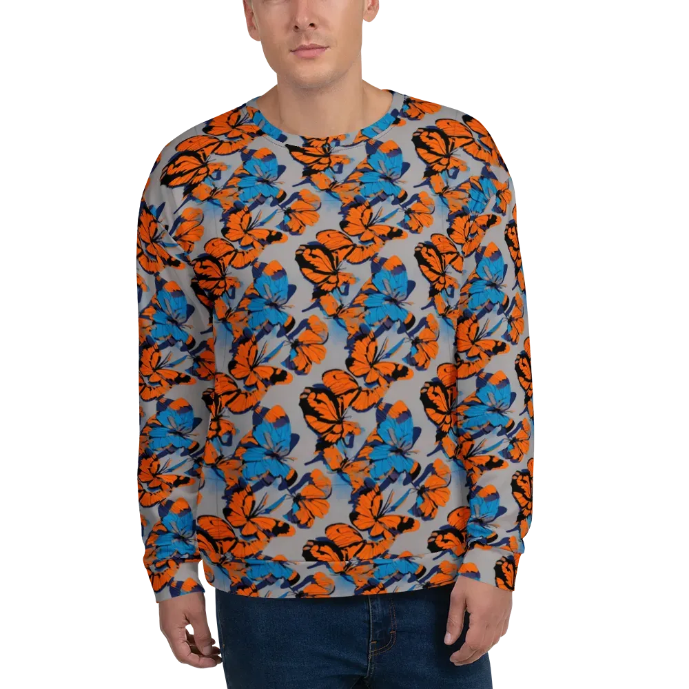 Flutter Wave on Sweatshirt — Front