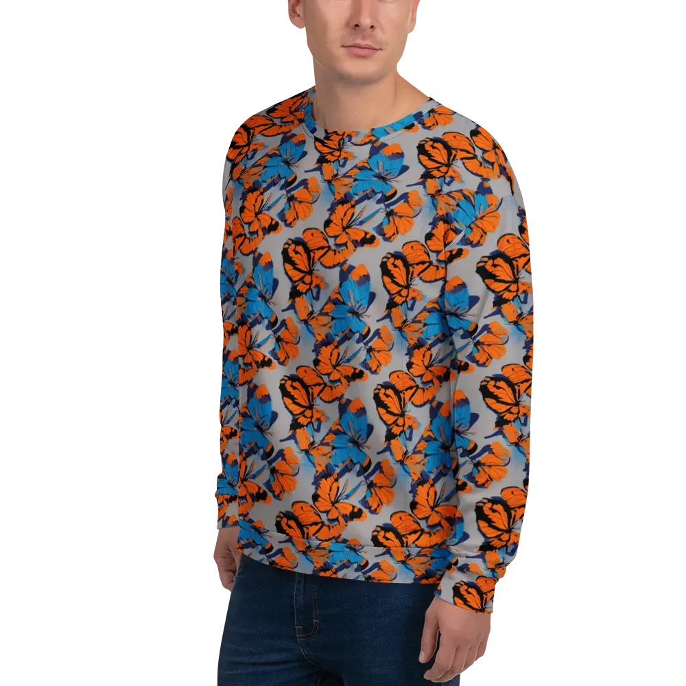 Flutter Wave on Sweatshirt — Left Front