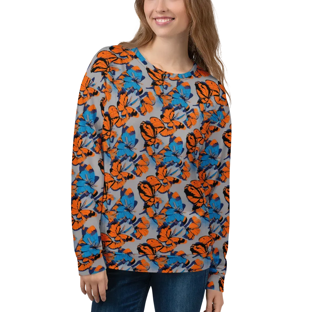 Flutter Wave on Sweatshirt — Front