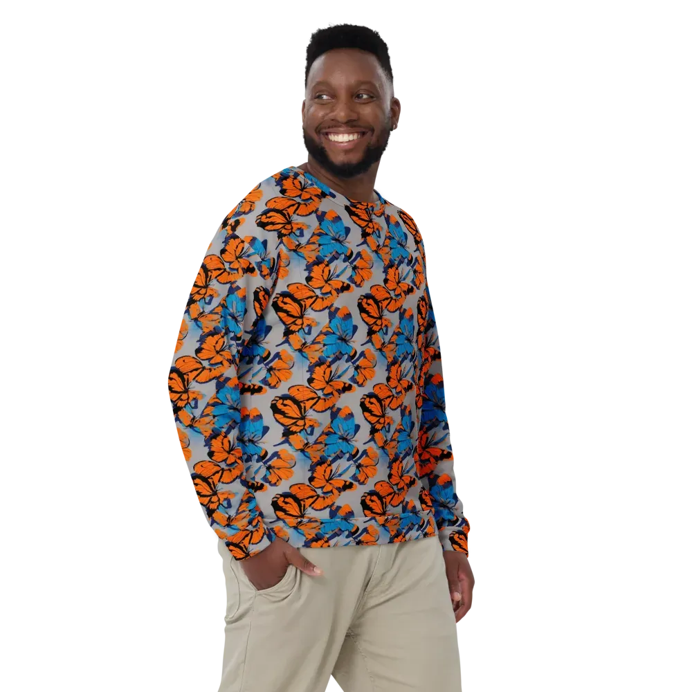 Flutter Wave on Sweatshirt — Front